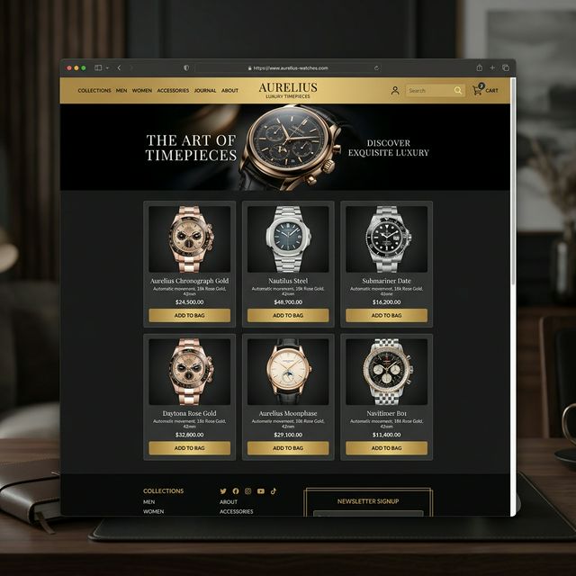 E-Commerce Watch Store