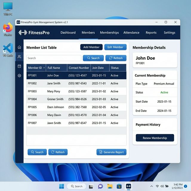 Gym Management System